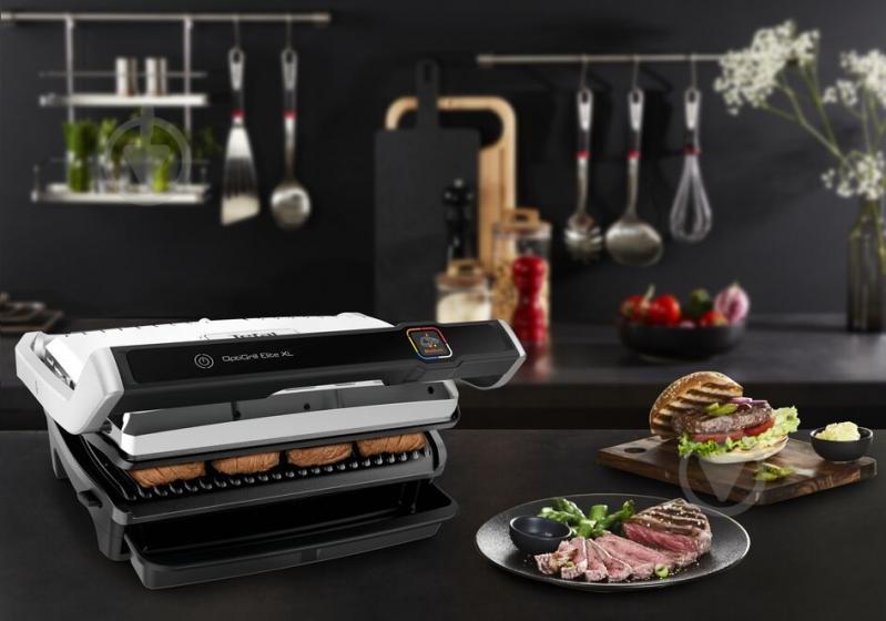 Гриль-барбекю Tefal OptiGrill Elite XL GC760D30 - фото 11