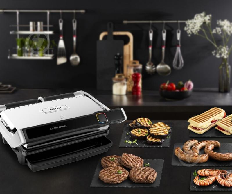 Гриль-барбекю Tefal OptiGrill Elite XL GC760D30 - фото 13