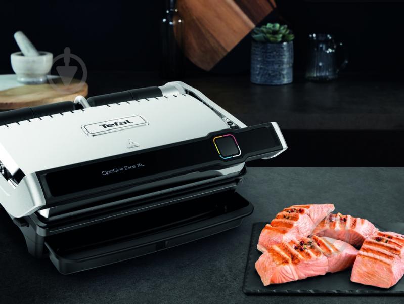 Гриль-барбекю Tefal OptiGrill Elite XL GC760D30 - фото 17