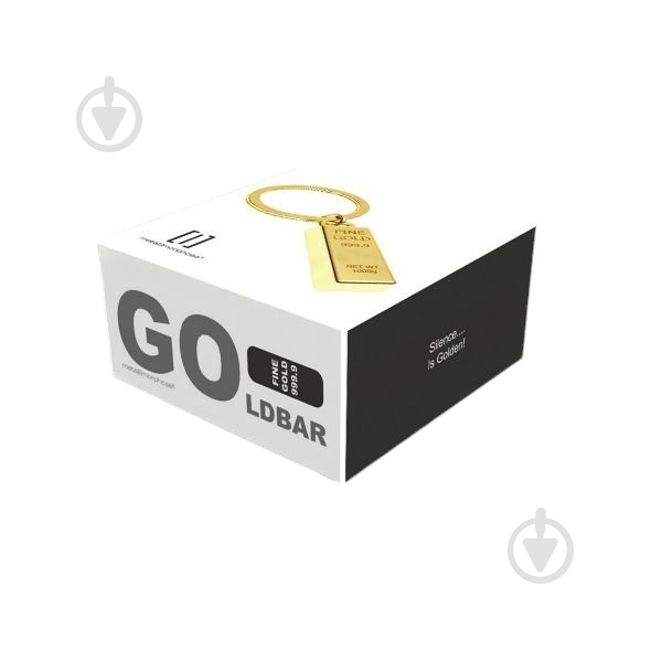 Брелок для ключів Metalmorphose Gold Bar - фото 2