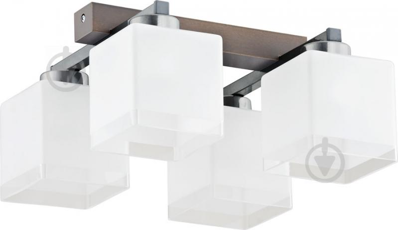 Люстра потолочная TK Lighting Toni New 4x60 Вт E27 белый/серый 1794 - фото 1