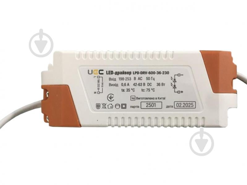 Драйвер 42 В 36 Вт IP20 LPD-DRV-600-36-230 DELTA - фото 2