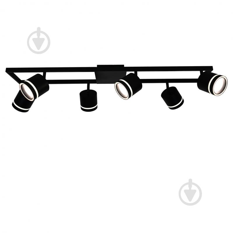 Люстра стельова Victoria Lighting 6x12 Вт GX53 чорний Firth/PL6 black - фото 1