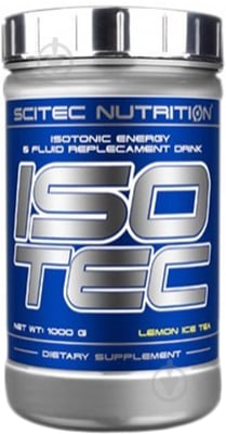 Напиток изотонический Scitec Nutrition Isotec Endurance ледяной чай-лимон 1000 г - фото 1