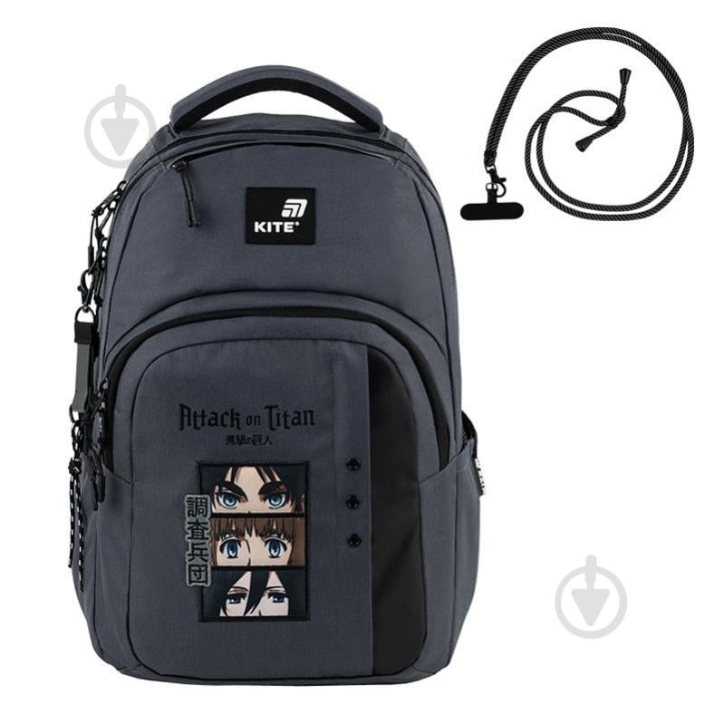 Рюкзак KITE Education teens Attack on Titan AT25-2578M - фото 1 Рюкзак KITE Education teens Attack on Titan AT25-2578M - фото 1