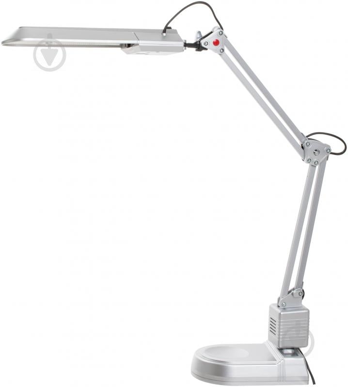 Настільна лампа офісна Accento lighting ALH-T-S-HD2003A 1x11 Вт G23 срібний - фото 1