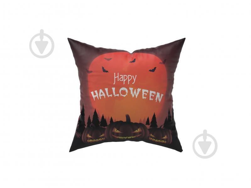 Подушка декоративная Angry halloween ghost 45x45 см мультиколор La Nuit - фото 2 Подушка декоративная Angry halloween ghost 45x45 см мультиколор La Nuit - фото 2