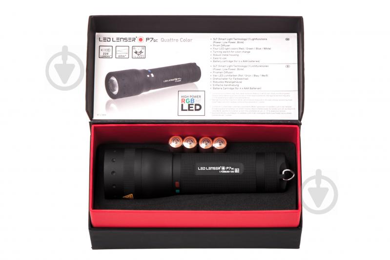 Фонарик Led Lenser P7QC черный - фото 8