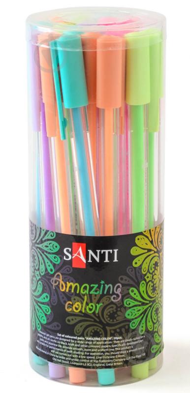 Ручка гелевая Santi Amazing color - фото 1