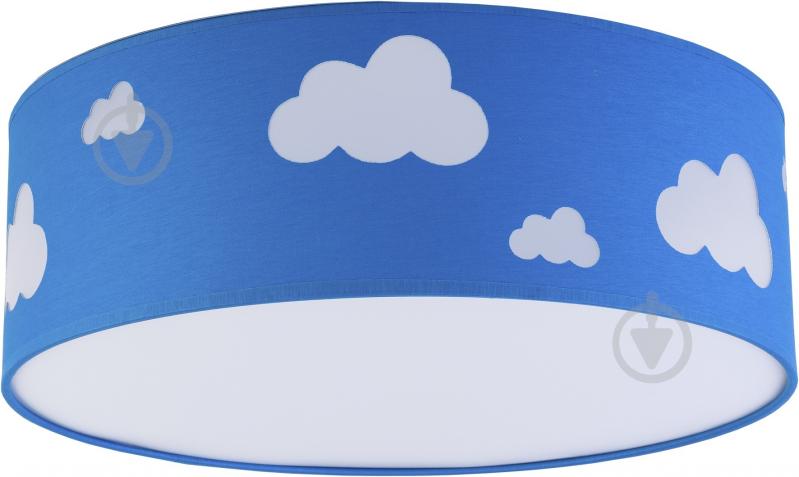 Люстра потолочная TK Lighting Sky 4x15 Вт E27 синий 2723 - фото 1