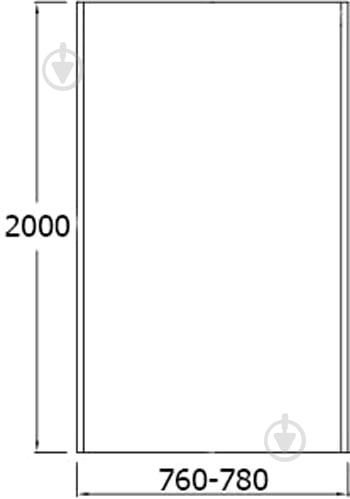 Душевая стенка Contra 80 - фото 2