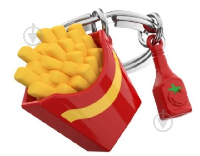 Брелок для ключей Metalmorphose French Fries With Ketchup bottle - фото 1