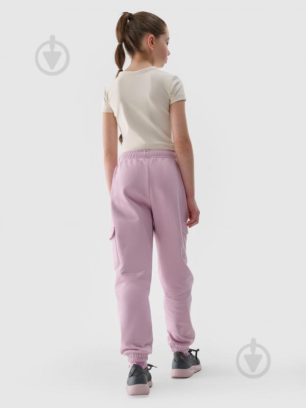 Штани 4F TROUSERS CAS F1135 4FJWSS25TTROF1135-52S р. 158 рожевий - фото 3