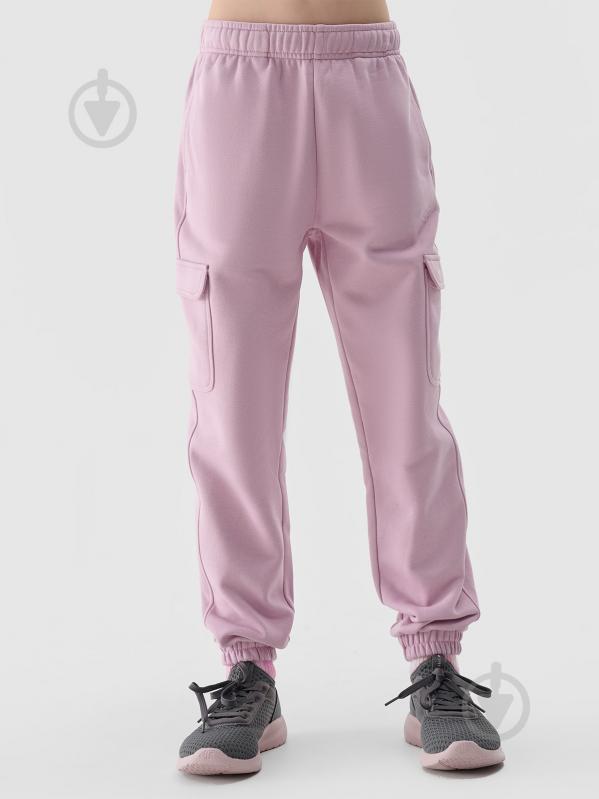 Штани 4F TROUSERS CAS F1135 4FJWSS25TTROF1135-52S р. 158 рожевий - фото 6