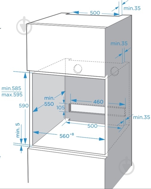 Комплект встраиваемой техники Interline духовой шкаф OEG 740 KTD BA + варочная поверхность HGG 763 FGT BM - фото 33 Комплект встраиваемой техники Interline духовой шкаф OEG 740 KTD BA + варочная поверхность HGG 763 FGT BM - фото 33