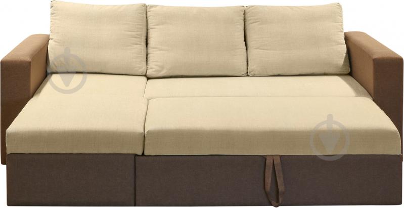 Диван угловой Embawood Виктория левый коричневый 2300x1630x770 мм - фото 3