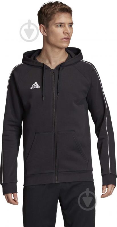 Джемпер Adidas CORE18 FZ HOODY FT8068 р. L чорний - фото 2