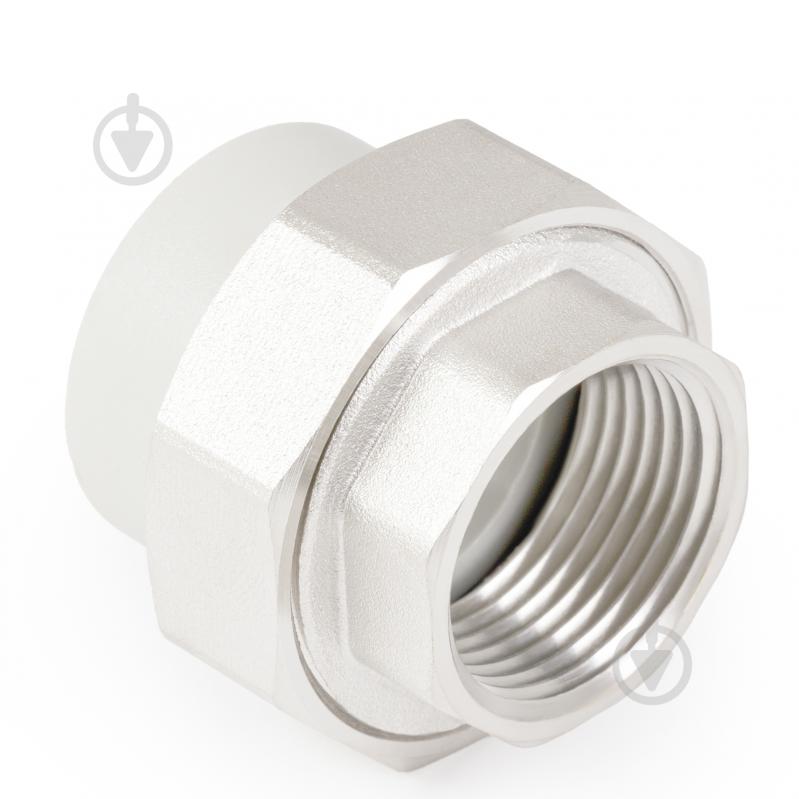 Американка ВН ASG 25x3/4" (белая) - фото 1 Американка ВН ASG 25x3/4" (белая) - фото 1