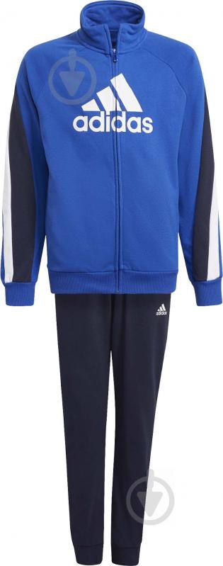 Спортивний костюм Adidas B BOS COT TS GT0339 р. 140 синій - фото 1