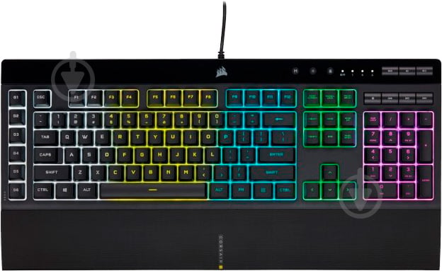 Клавиатура Corsair K55 RGB Pro USB (CH-9226765-RU) black - фото 2