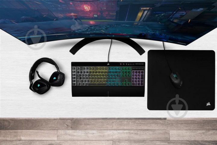 Клавиатура Corsair K55 RGB Pro USB (CH-9226765-RU) black - фото 16