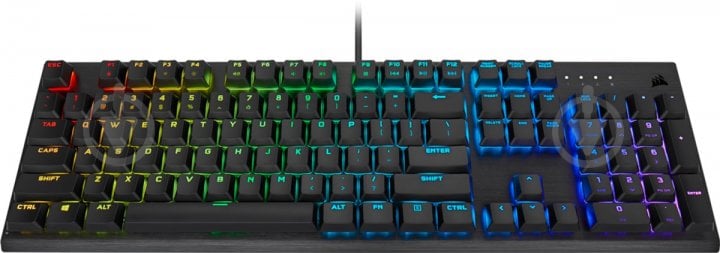 Клавиатура Corsair K60 RGB PRO Low Profile USB (CH-910D018-RU) black - фото 2