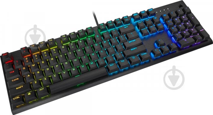 Клавиатура Corsair K60 RGB PRO Low Profile USB (CH-910D018-RU) black - фото 4