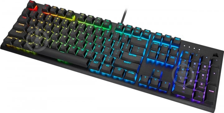 Клавиатура Corsair K60 RGB PRO Low Profile USB (CH-910D018-RU) black - фото 5