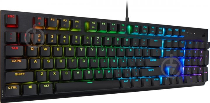 Клавиатура Corsair K60 RGB PRO Low Profile USB (CH-910D018-RU) black - фото 6