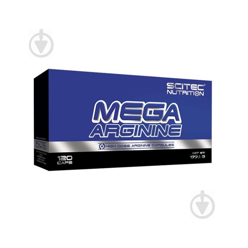 Комплекс передтренувальний Scitec Nutrition Mega Arginine 120 капсул - фото 1