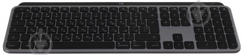 Клавиатура Logitech MX Keys Wireless for Mac Space (920-009558) black - фото 4