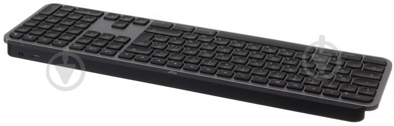 Клавиатура Logitech MX Keys Wireless for Mac Space (920-009558) black - фото 3