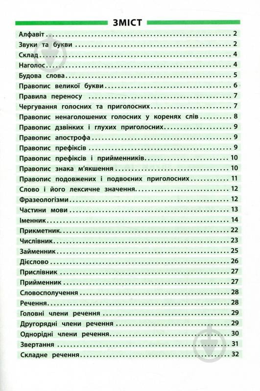 Книга Ирина Таровитая «Українська мова. 1-4 класи» 978-966-284-435-1 - фото 2