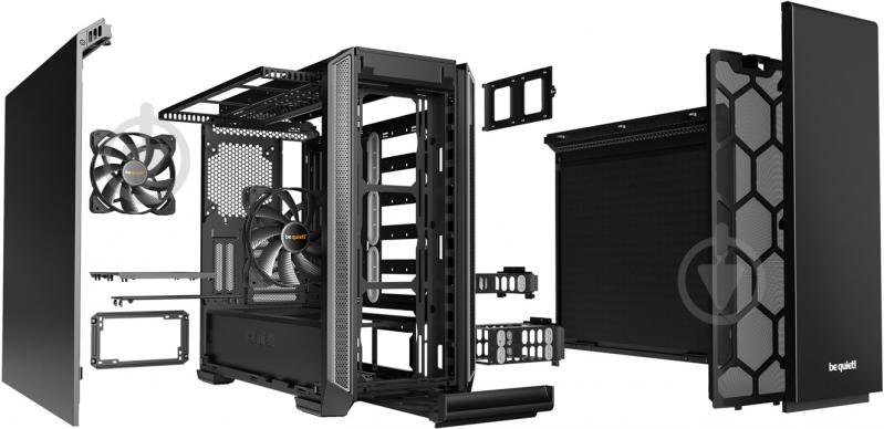 Корпус be quiet! Silent Base 601 Black-Silver (BG027) - фото 7 Корпус be quiet! Silent Base 601 Black-Silver (BG027) - фото 7