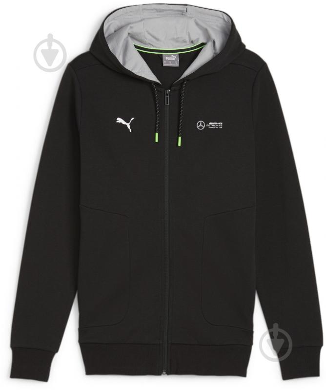 Джемпер Puma MAPF1 HOODED SWEAT JACKET 62374401 р.S черный - фото 1