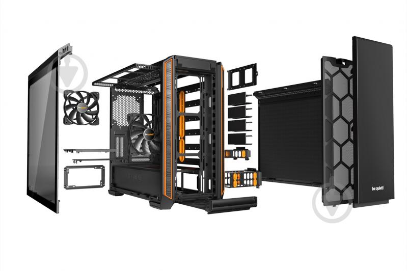 Корпус be quiet! Silent Base 601 Window Black-Orange (BGW25) - фото 7 Корпус be quiet! Silent Base 601 Window Black-Orange (BGW25) - фото 7