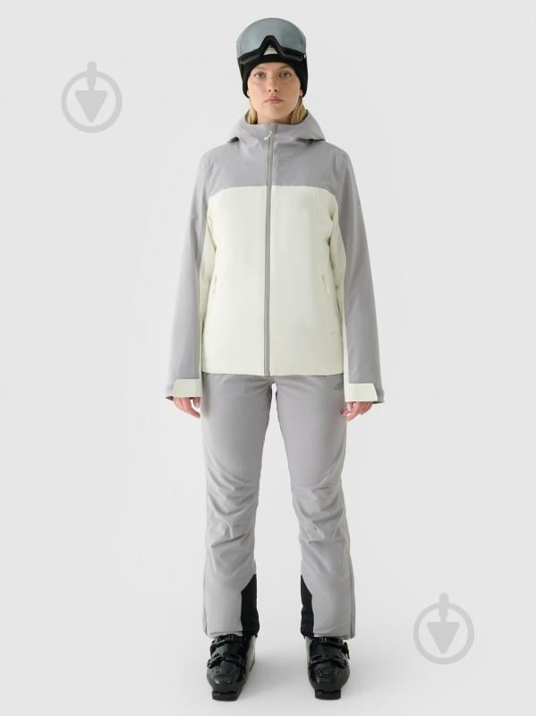 Куртка женская зимняя 4F TECHNICAL JACKET F572 4FWAW24TTJAF572-27S р.S серая - фото 9