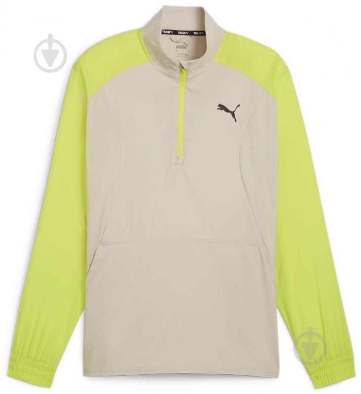 Джемпер Puma FIT WOVEN ? ZIP 52492390 р.XL бежевый - фото 1