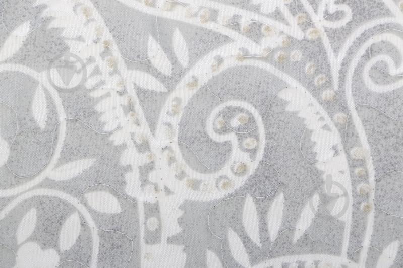 Покрывало Нубия 160x220 см Underprice бело-серый - фото 2