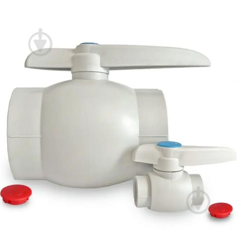 Кран шаровой ASG 40 (белый) - фото 1 Кран шаровой ASG 40 (белый) - фото 1