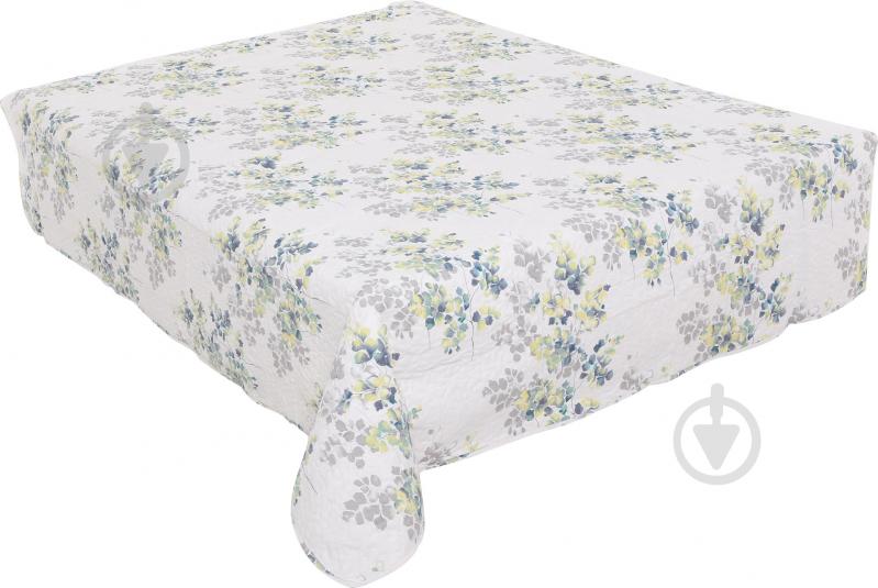 Покрывало Бланка 220x240 см Underprice белый с рисунком - фото 1
