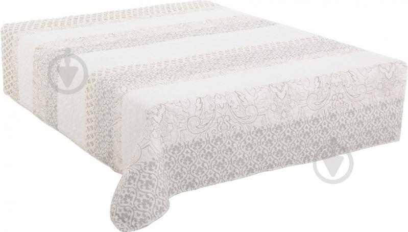 Покривало Пілар 220x240 см Underprice бежевий із сірим - фото 1