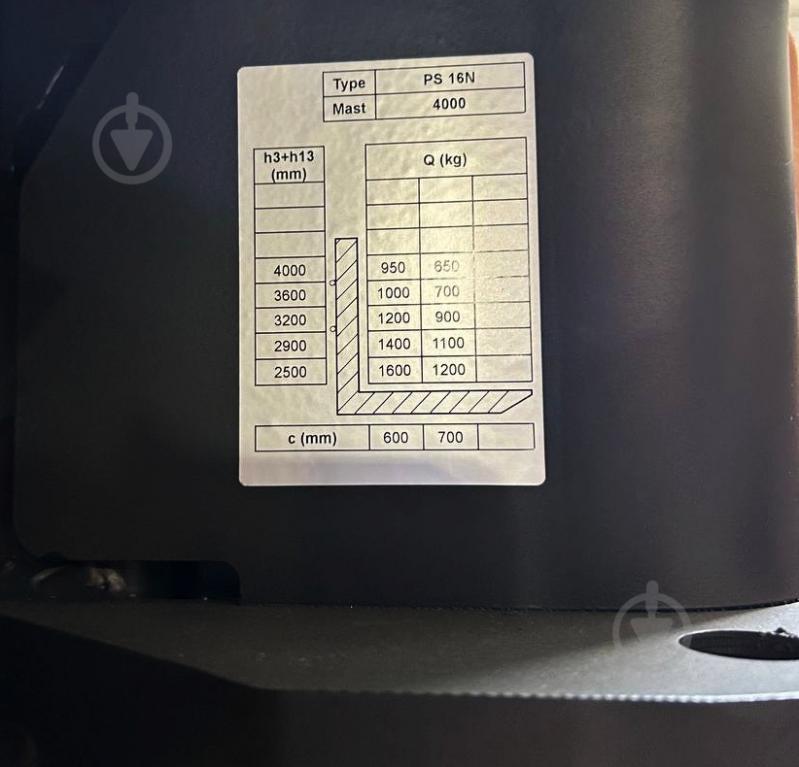 Штабелер электрический GTM PS16N 4000 - фото 6