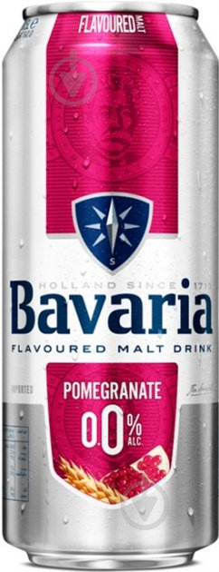 Пиво Bavaria безалкогольне гранат 0,5 л - фото 1