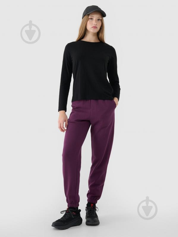 Штани 4F TROUSERS CAS F1013 4FWSS25TTROF1013-50S р. L фіолетовий - фото 3