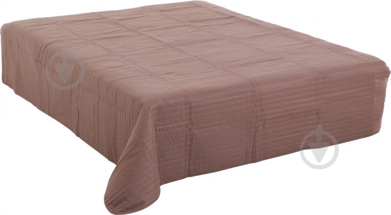 Покрывало Stripe 220x240 см Underprice коричневый - фото 1