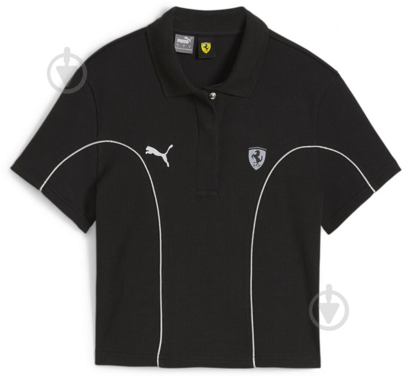 Поло Puma FERRARI STYLE POLO WMN 62383601 р.XL черный - фото 1