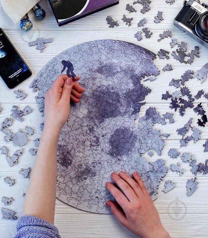 Пазл деревянный Луна 40 см PuzzleUp - фото 1