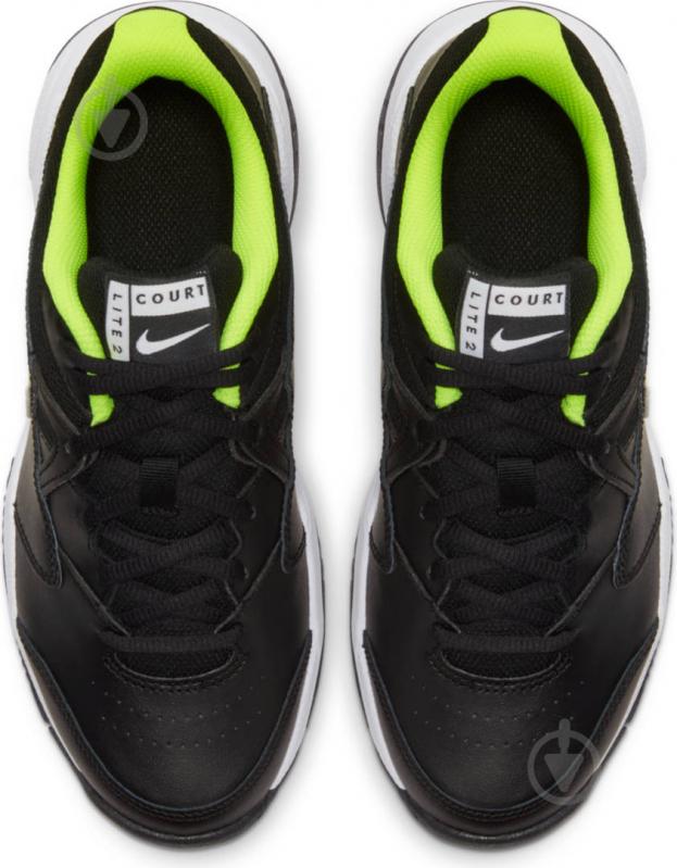 Кроссовки демисезонные Nike JR COURT LITE 2 CD0440-007 р.35,5 черные - фото 7