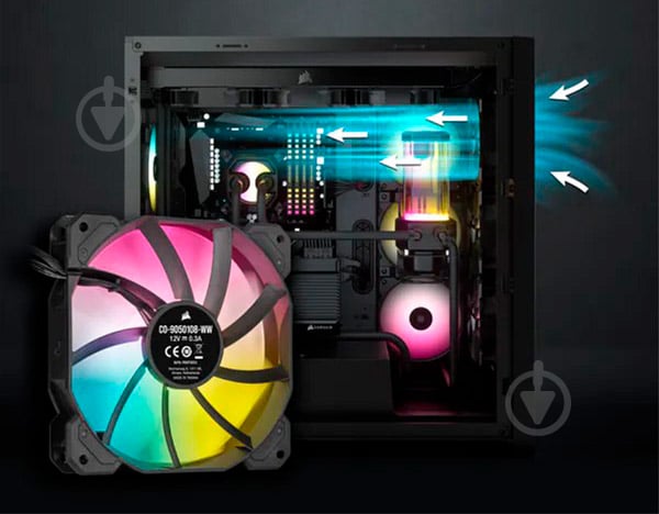 Корпусний кулер Corsair iCUE SP120 RGB Elite Performance (CO-9050108-WW) - фото 12